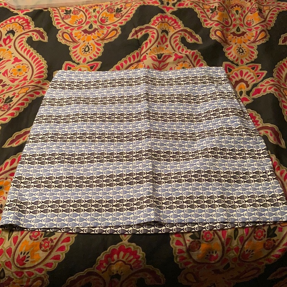 Talbots fish print miniskirt